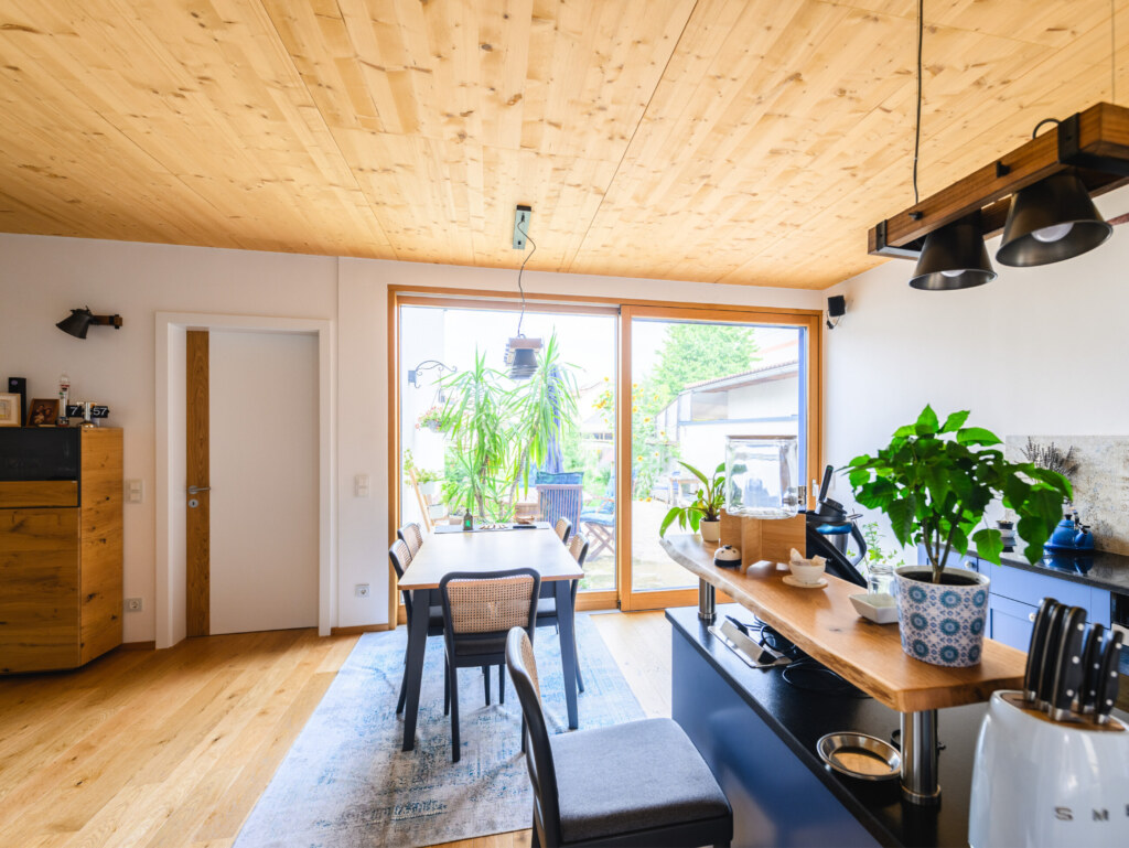 Neubau Holzhaus Burgenland Neubau eines Hauses in Holzbauweise durch THON Baubetreuung GmbH als Generalunternehmer im Burgenland