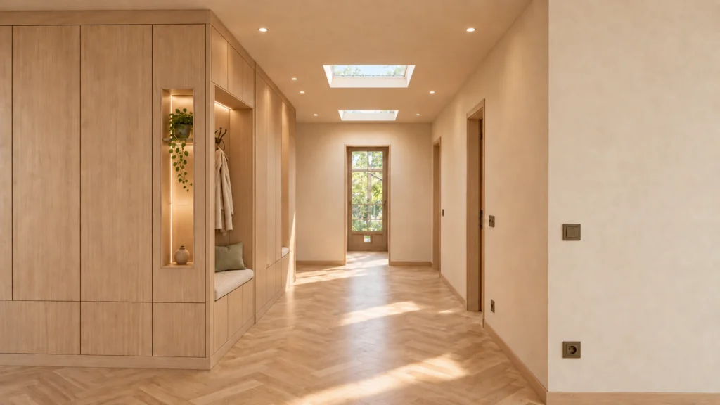 Neubauprojekt Holzhaus umgesetzt durch THON Baubetreuung GmbH als Generalunternehmer; Home Staging mittels KI Neubauprojekt Holzhaus umgesetzt durch THON Baubetreuung GmbH als Generalunternehmer; Home Staging mittels KI